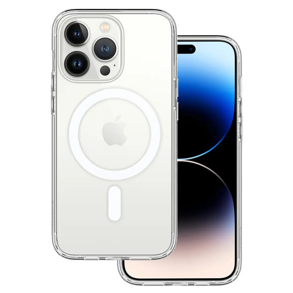 Zadní kryt Acrylic Magsafe pro Iphone 15 Pro transparentní