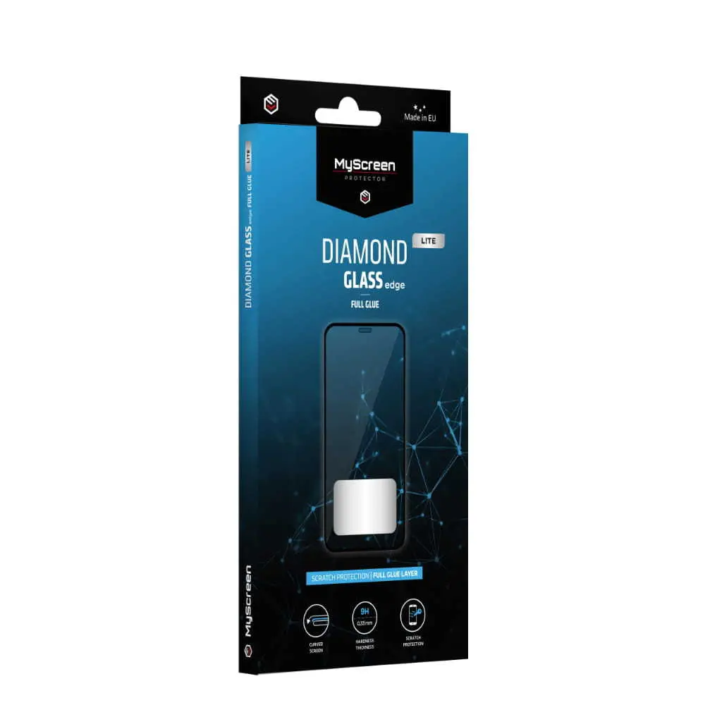 Tvrzené sklo MyScreen LITE Diamond Glass edge Full Glue pro Iphone 11 Pro Max - XS Max černé