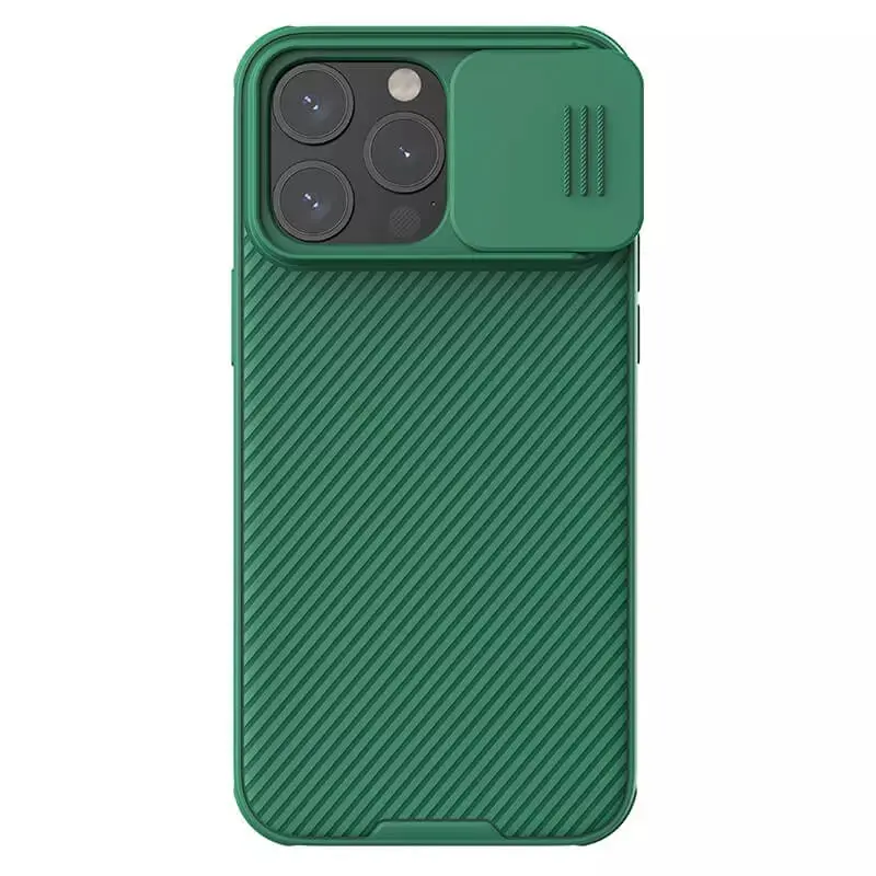 Nillkin CamShield Pro pouzdro na Iphone 15 Pro Max zelené