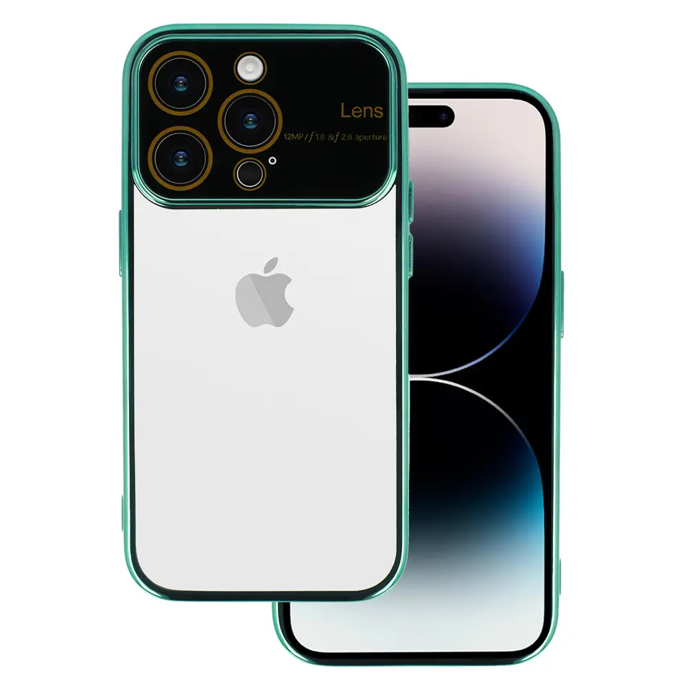 Pouzdro Electro Lens pro Iphone 15 Turquoise
