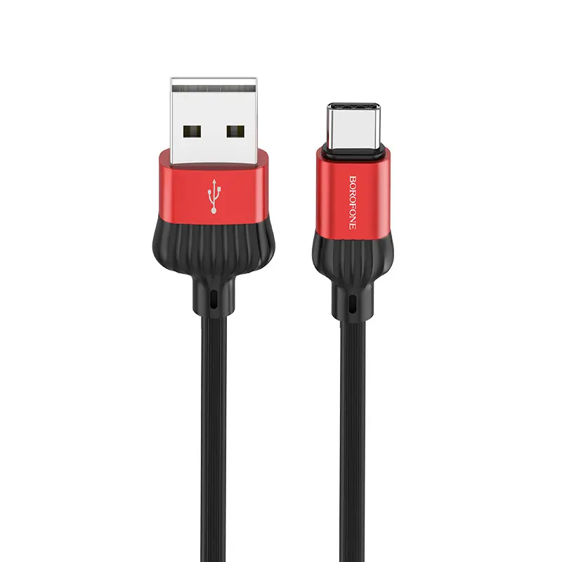 Borofone kabel BX28 Dignity - USB na Typ C - 2,4A 1 metr červený