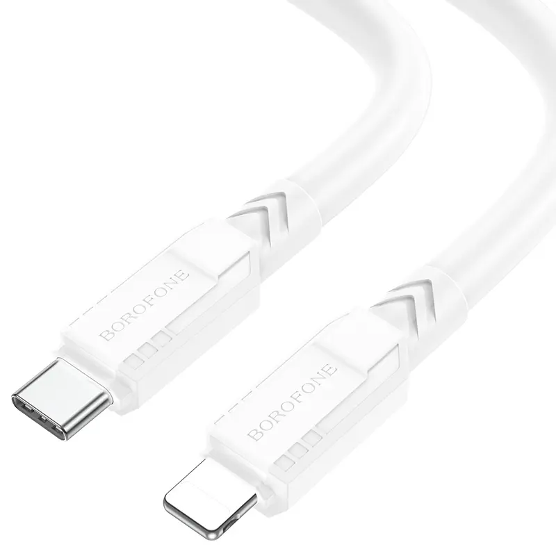 Kabel Borofone BX81 Goodway - Type C to Lightning - PD 20W 1 metr bílý