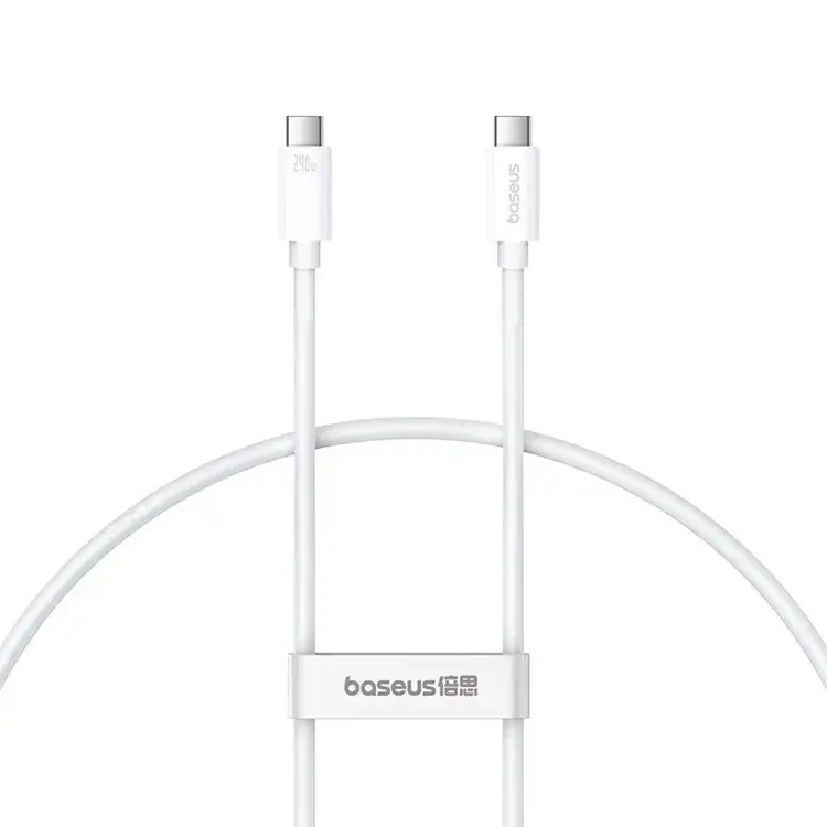 Datový Kabel Baseus Superior Series 2 Fast Charging USB-C - USB-C 240W 1m Moon White