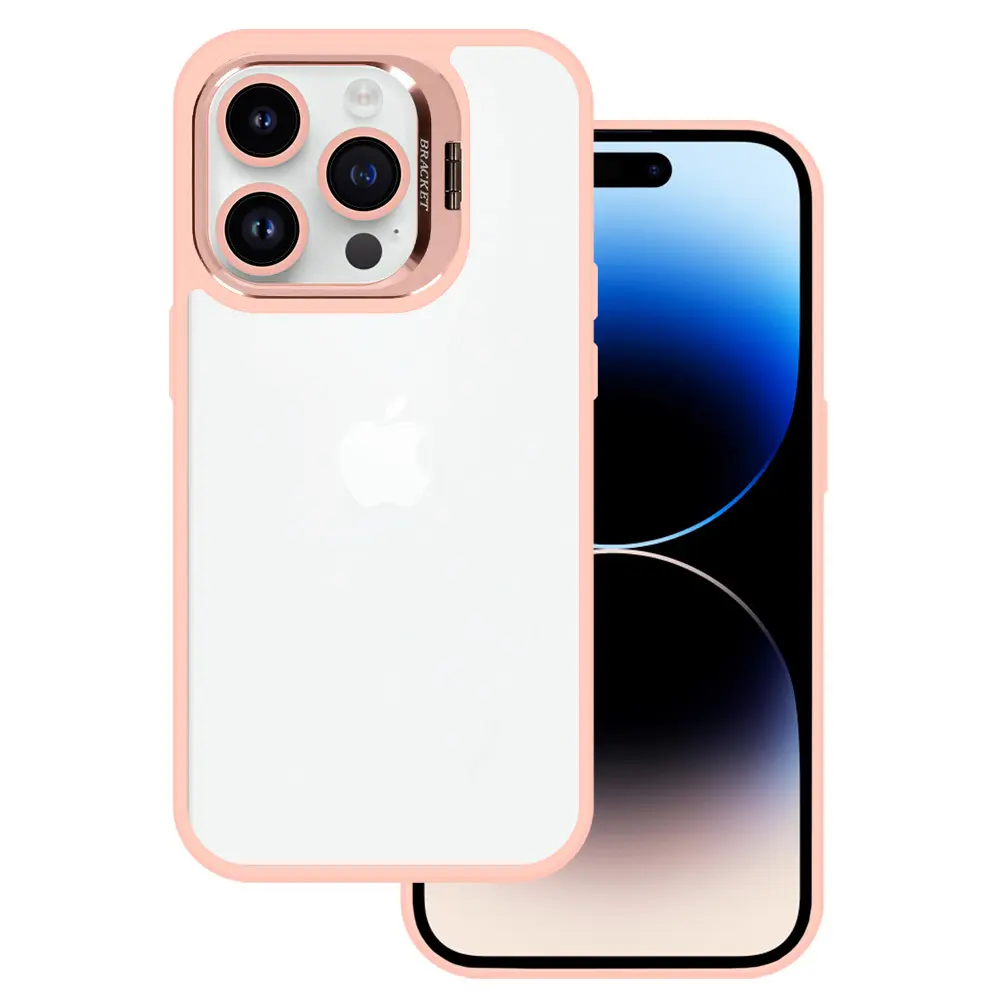 Pouzdro Tel Protect Kickstand pro Iphone 13 Pro světle růžové