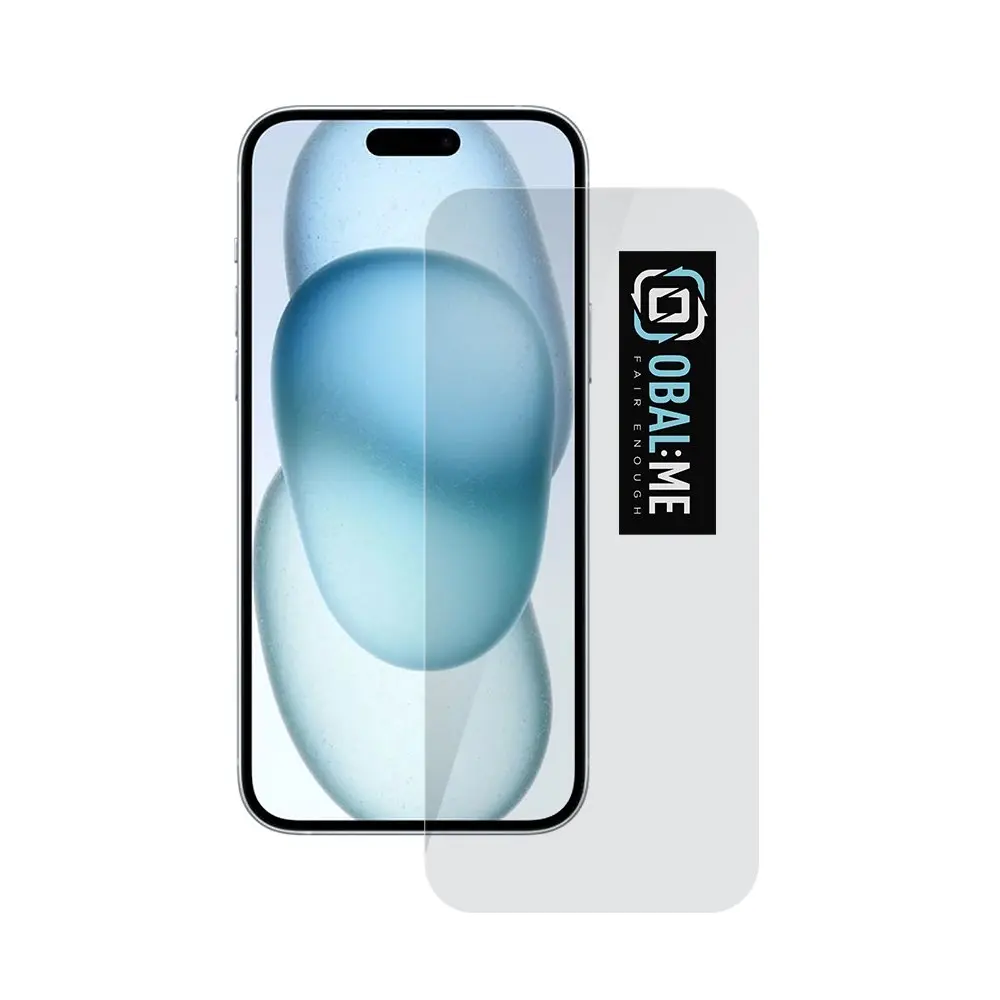 OBAL:ME 2.5D Tvrzené Sklo pro Apple iPhone 15 Plus - 16 Plus Clear