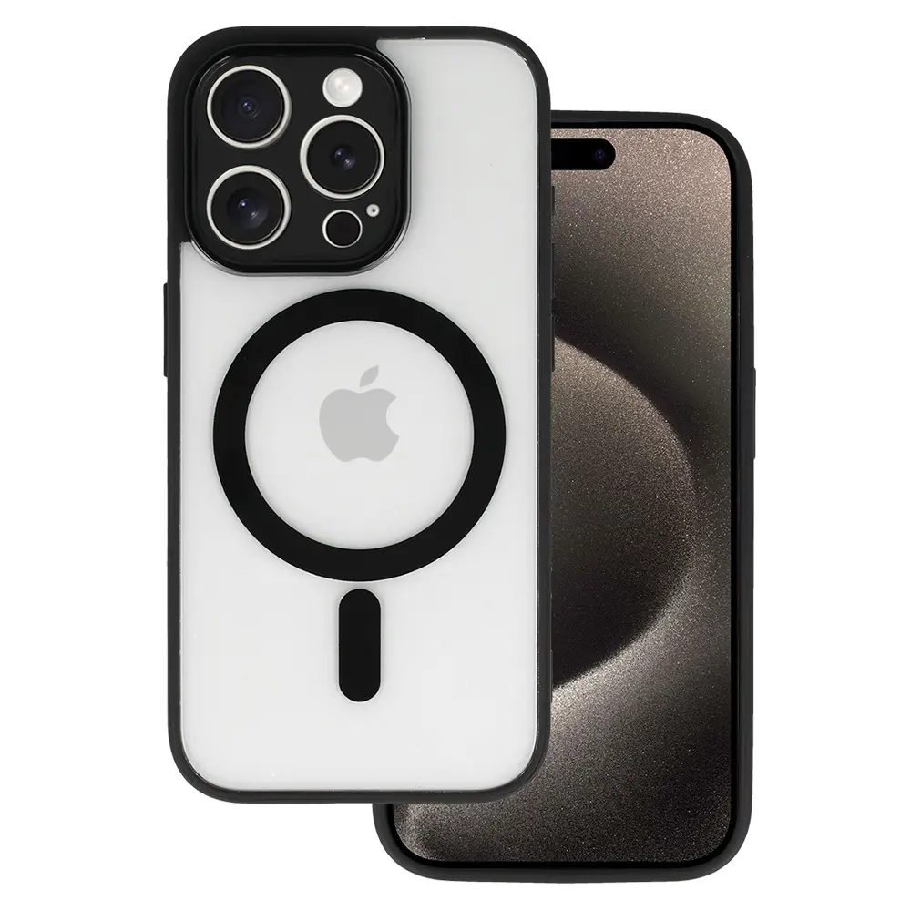 Zadní kryt Acrylic Color Magsafe pro Iphone 12 Pro černý