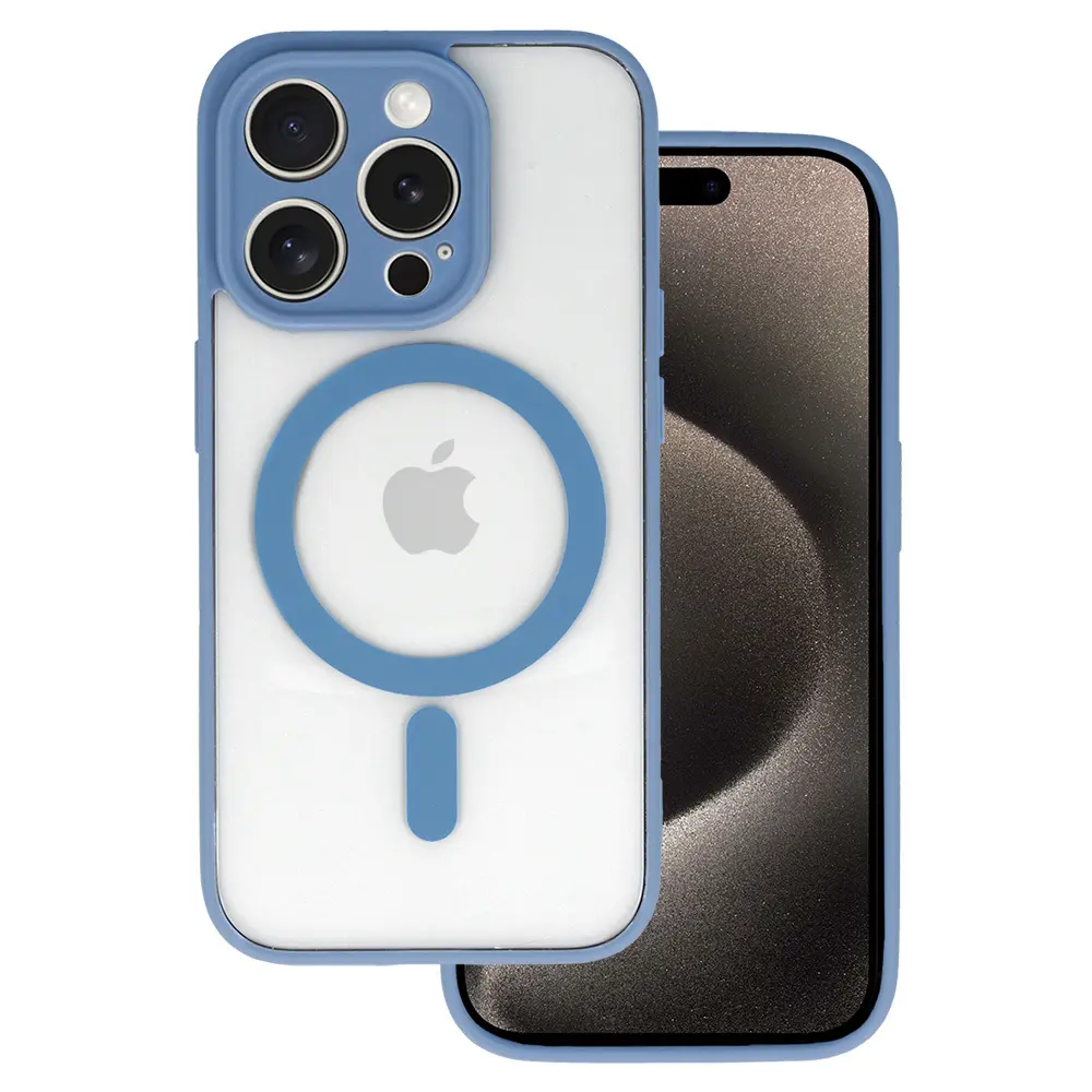 Zadní kryt Acrylic Color Magsafe pro Iphone 13 Pro světle modrý