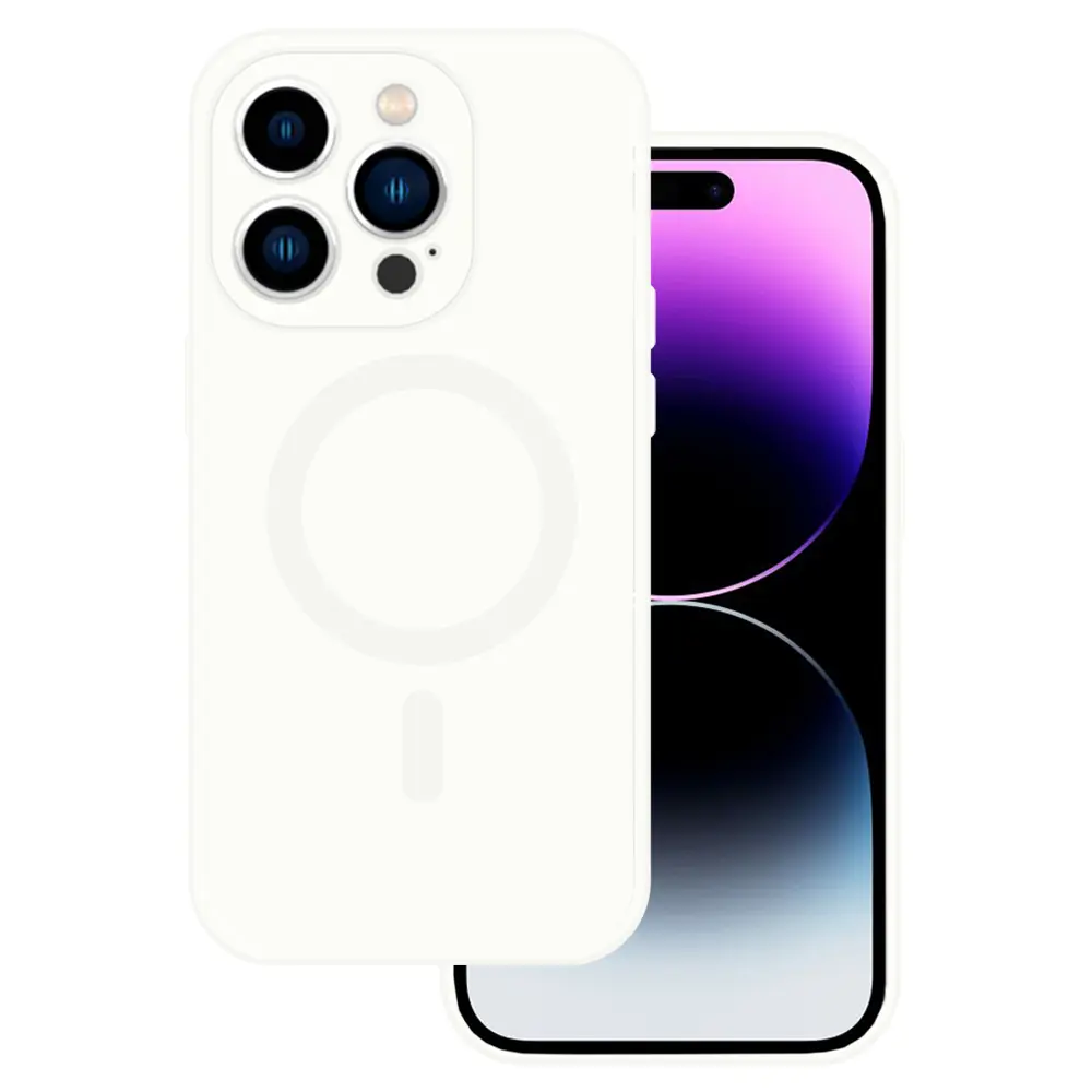 TEL PROTECT MagSilikonové pouzdro pro Iphone 14 White