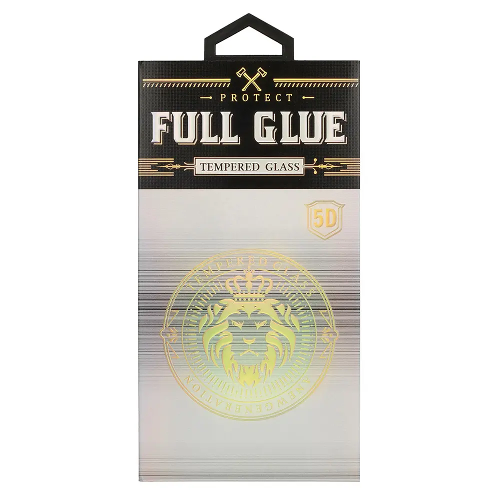 Tvrzené sklo HARD Full Glue 5D pro SAMSUNG S23 PLUS BLACK (s odemykáním otiskem prstu)
