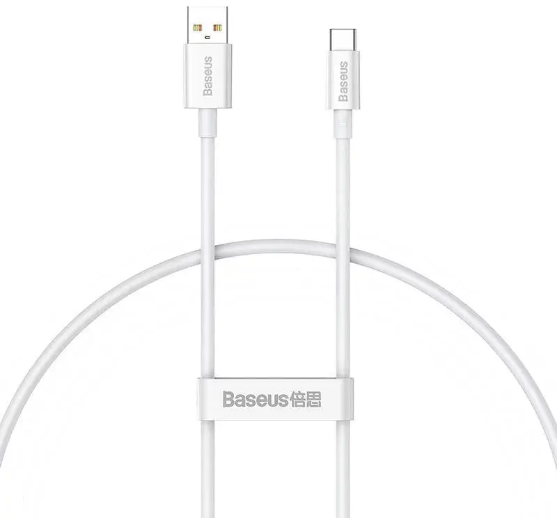 Baseus Superior Series Fast Charging Datový Kabel USB - USB-C 100W 0.25m Moon White P10320102214-00