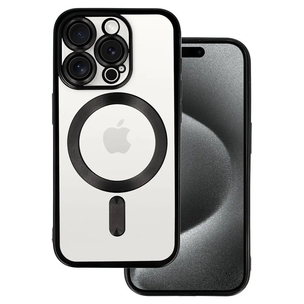 Zadní kryt Metallic MagSafe pro iPhone 13 Pro Max Black