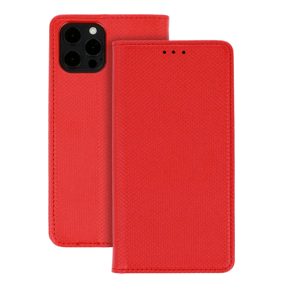Knížkové pouzdro Smart Book MAGNET pro XIAOMI REDMI NOTE 13 PRO PLUS 5G RED