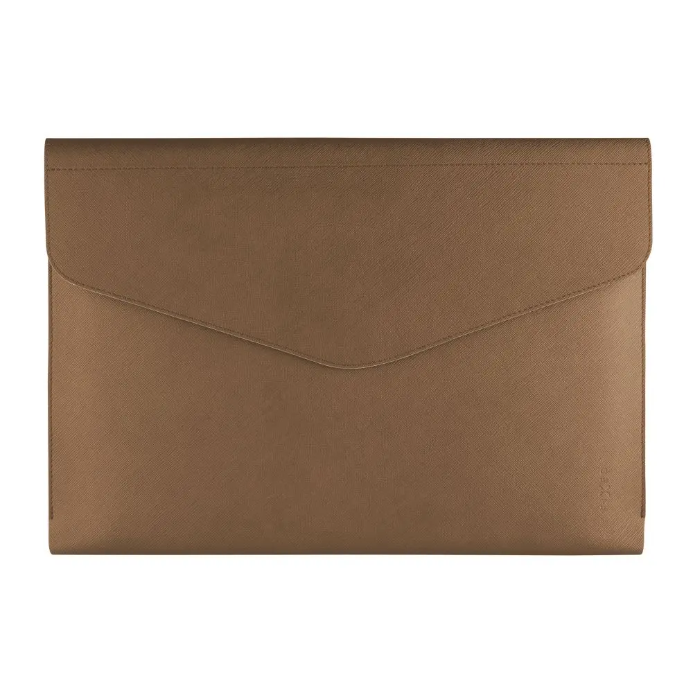 Pouzdro FIXED Siena pro notebooky a tablety do 13", kávové