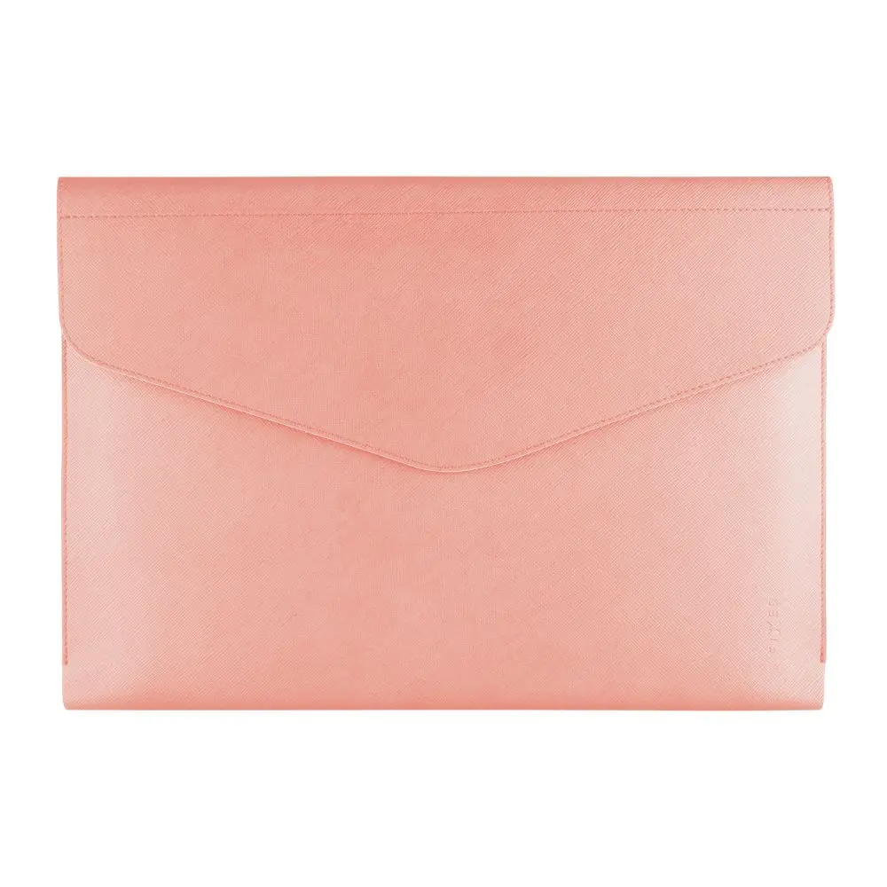 Pouzdro FIXED Siena pro notebooky a tablety do 13", broskvové