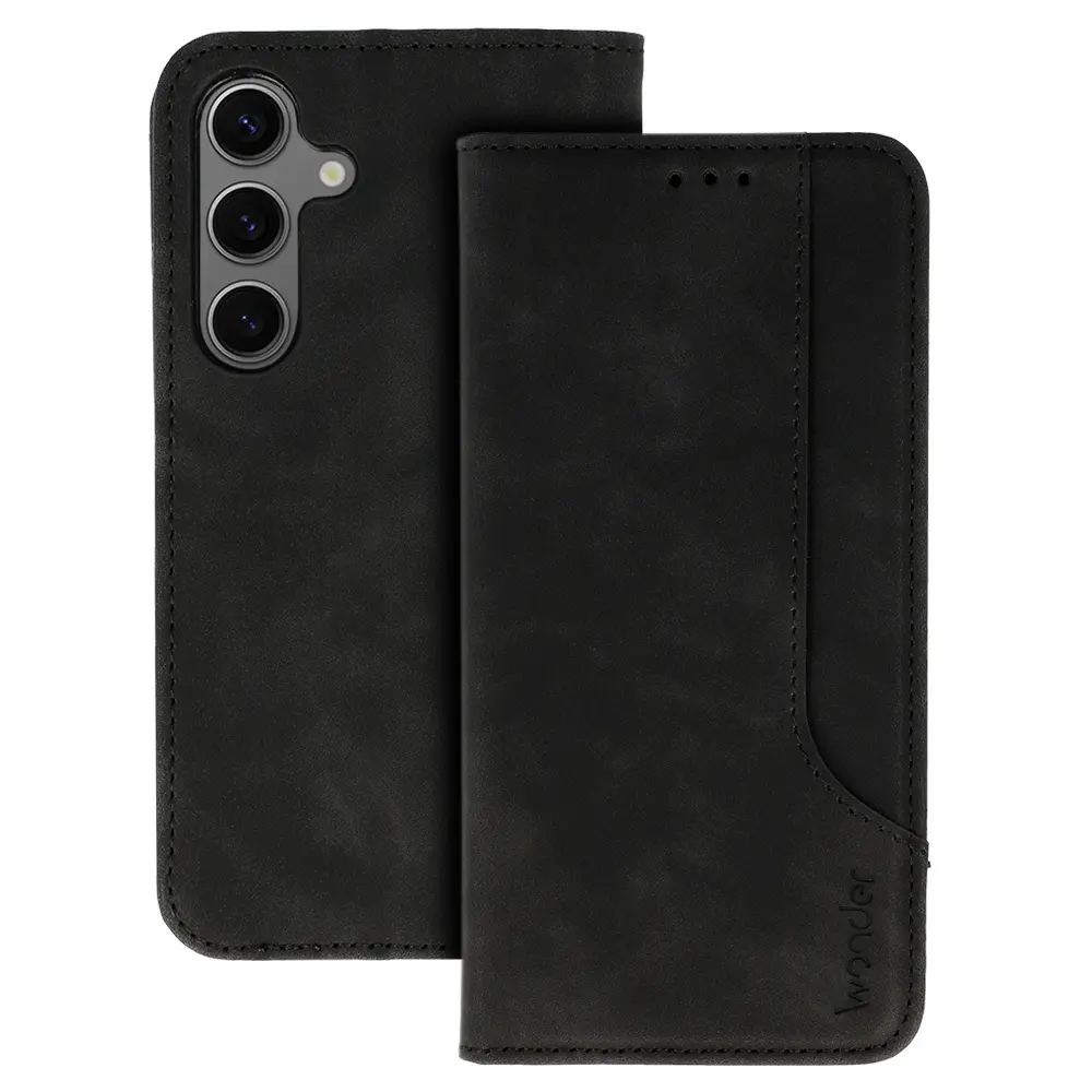 Knížkové pouzdro Wonder Prime pro Xiaomi Redmi Note 13 5G černé