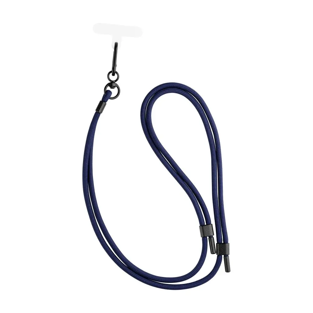 Univerzální šňůrka FIXED NeckUni pro telefony, modrá