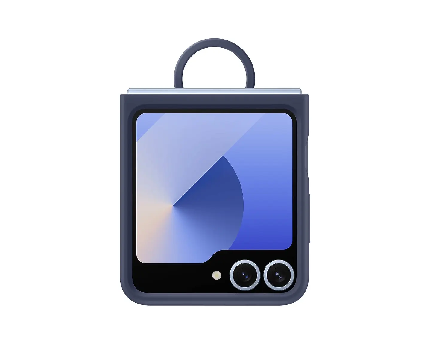 EF-PF741TNE Samsung Silikonový Kryt s Kroužkem pro Galaxy Z Flip 6/7 FE Navy EF-PF741TNEGWW