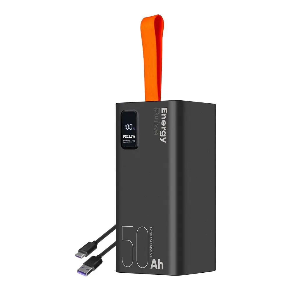 OBAL:ME EnergyPulse Powerbanka 50000mAh 22.5W Black OMPWB50K