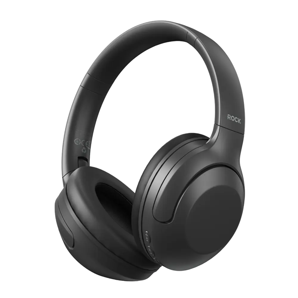 Bezdrátová sluchátka Rock O3 ANC bluetooth černá