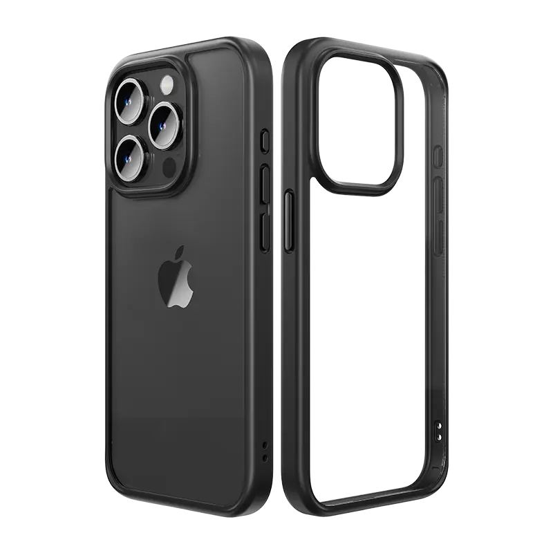 Zadní kryt Rock Guard Series pro iPhone 16 Pro Max clear-black