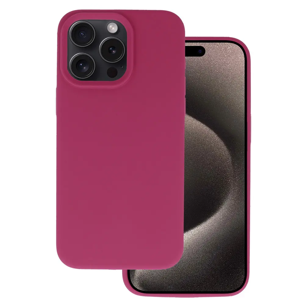 Zadní kryt Silicone Lite pro Samsung S24 FE malinový