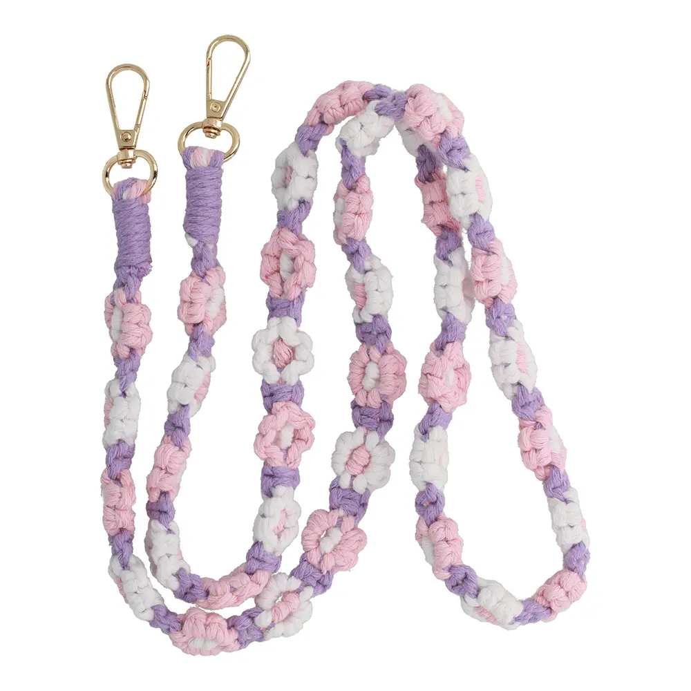 Šňůrka na mobil Crochet flower GC-R27