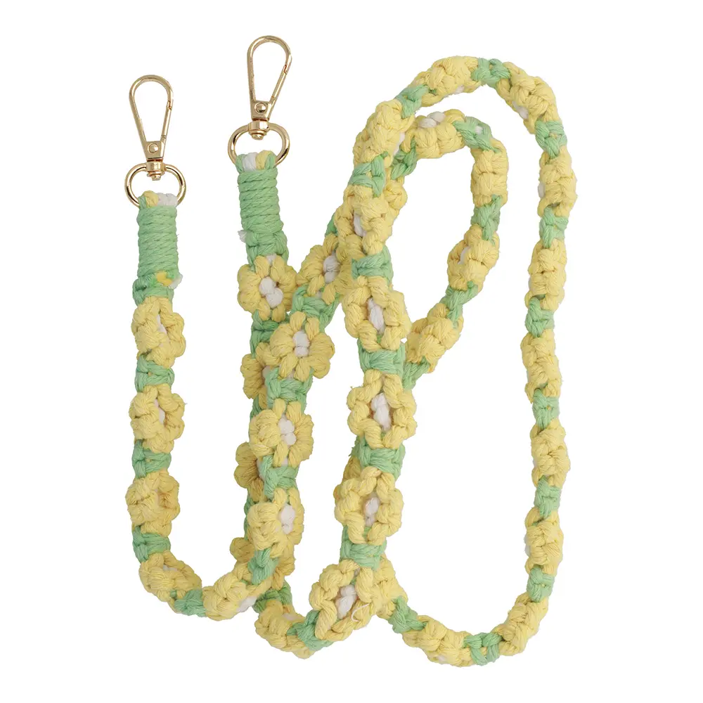 Šňůrka na mobil Crochet flower GC-R39