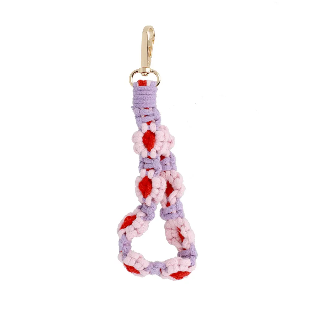 Šňůrka na mobil Crochet flower GC-HR02