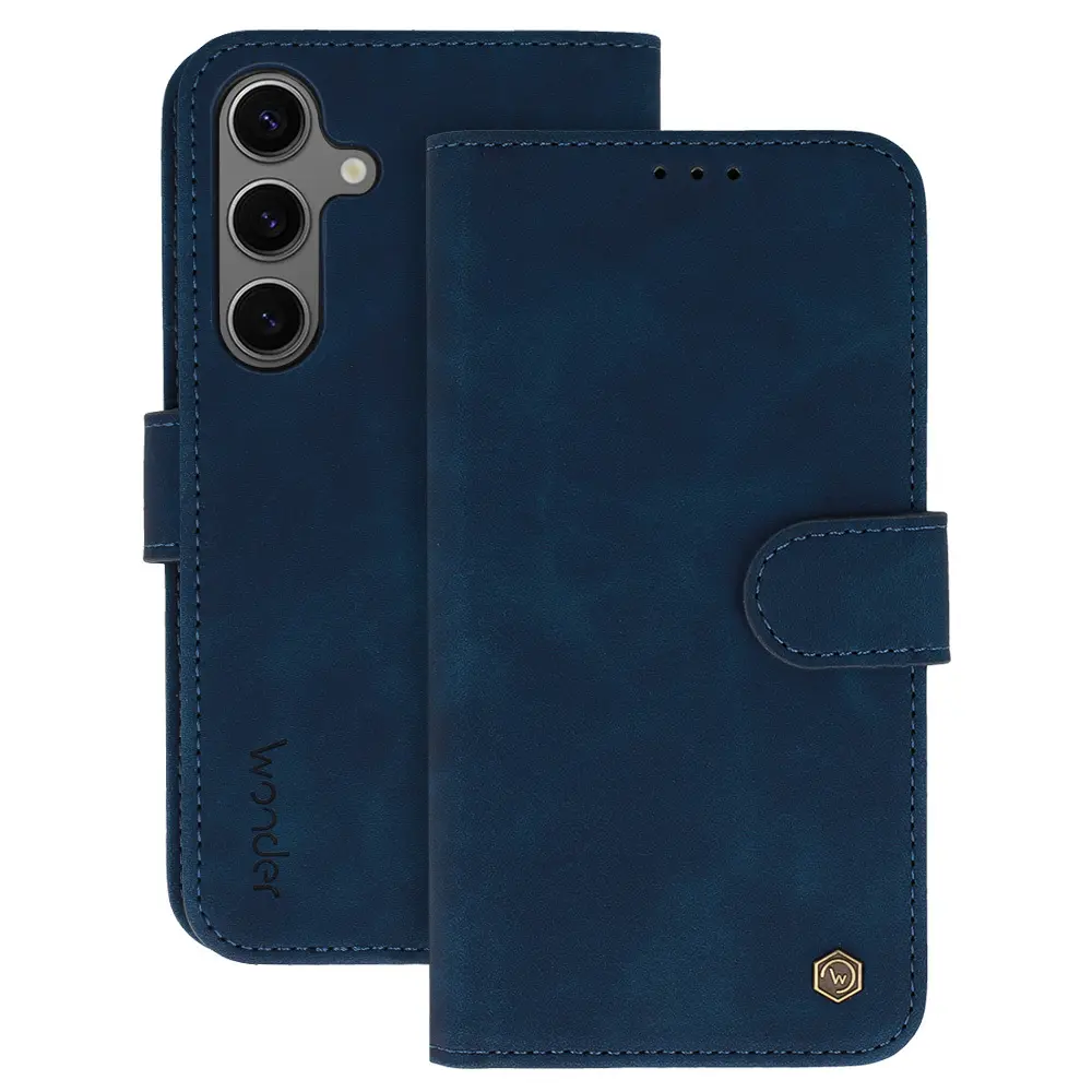 Knížkové pouzdro Wonder Fancy pro Xiaomi Redmi Note 14 5G navy