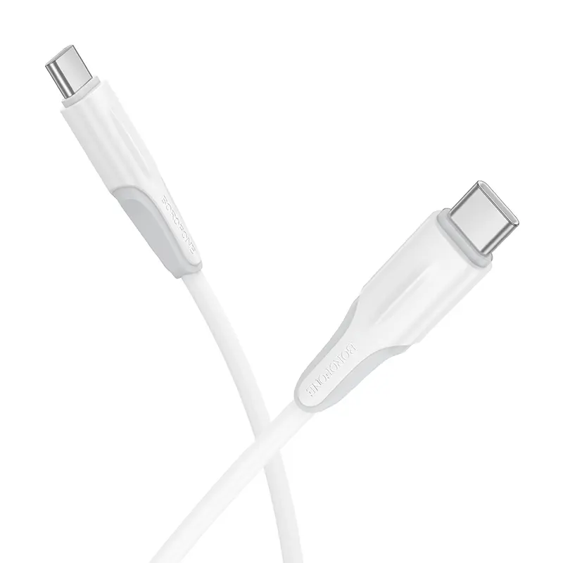 Datový kabel Borofone BX119 New USB-C - USB-C PD 60W 1m white