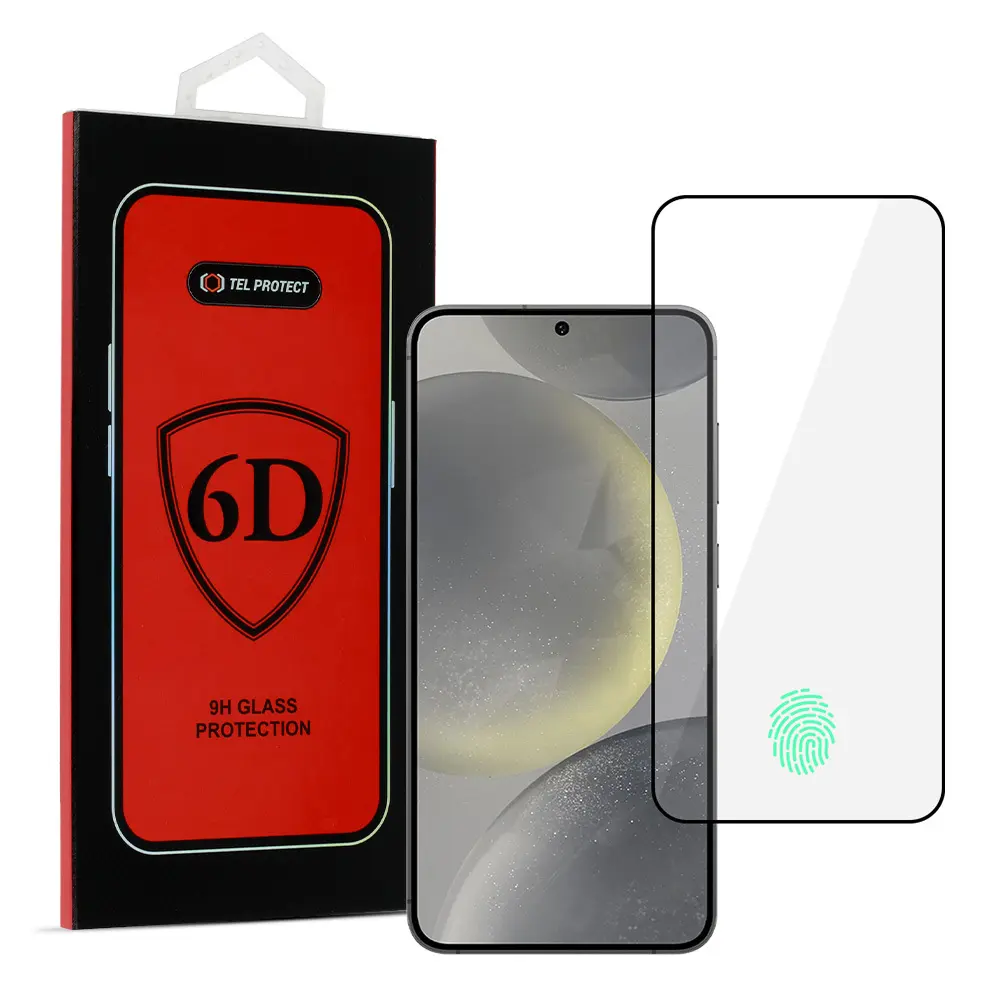 Tvrzené sklo Tel Protect Full Glue 6D pro SAMSUNG GALAXY S25 EDGE BLACK