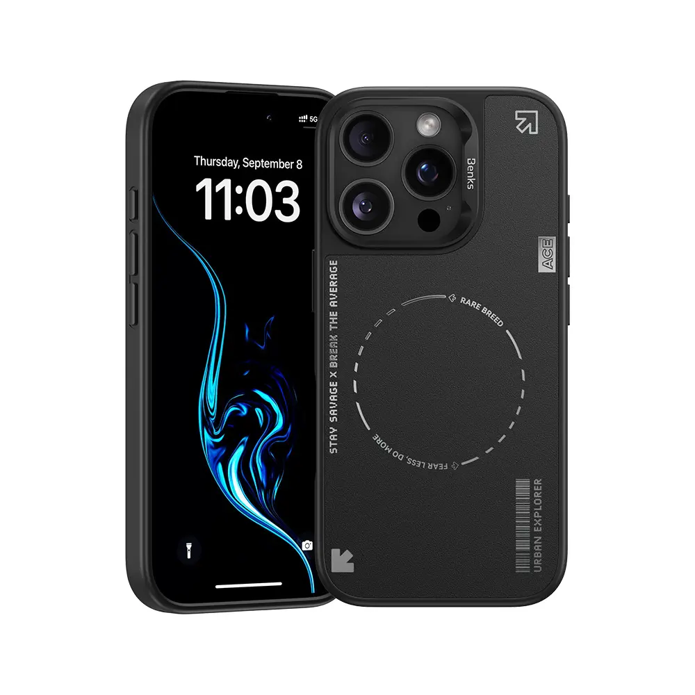 Zadní kryt Benks Dynamic Minimalist pro iPhone 16 Pro Max black