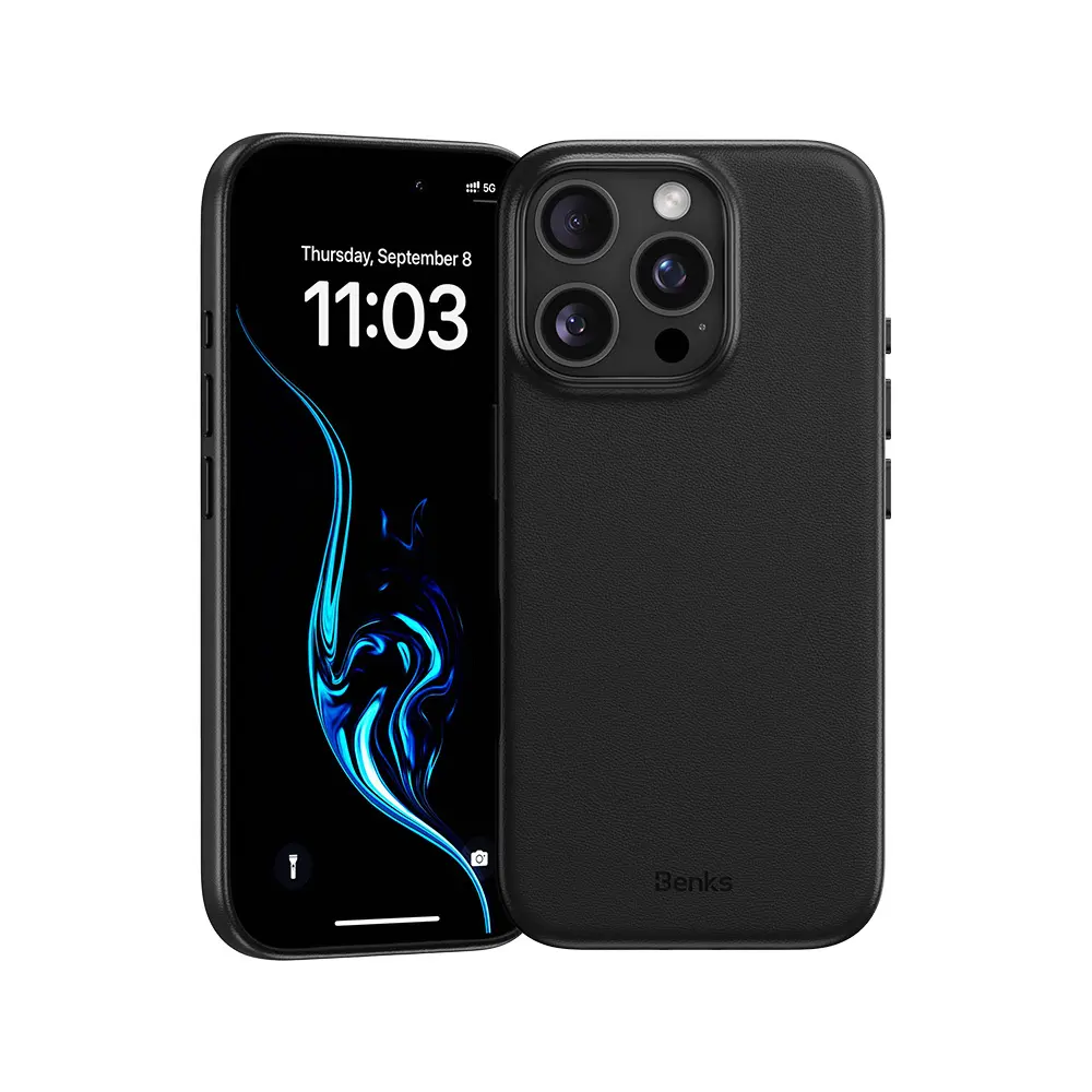 Zadní kryt Benks Magnetic Vita Pro Silicone pro iPhone 16 Pro black