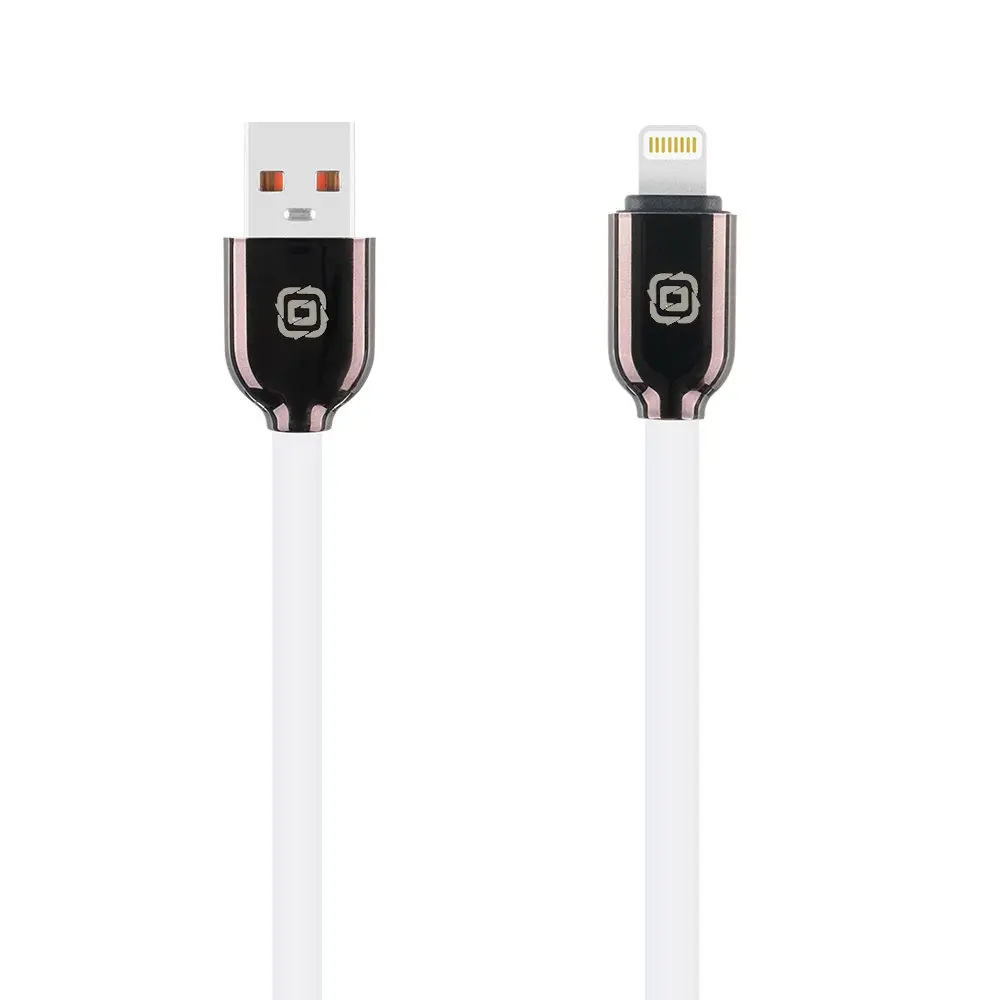 Datový kabel OBAL:ME Sleek USB-A - Lightning White
