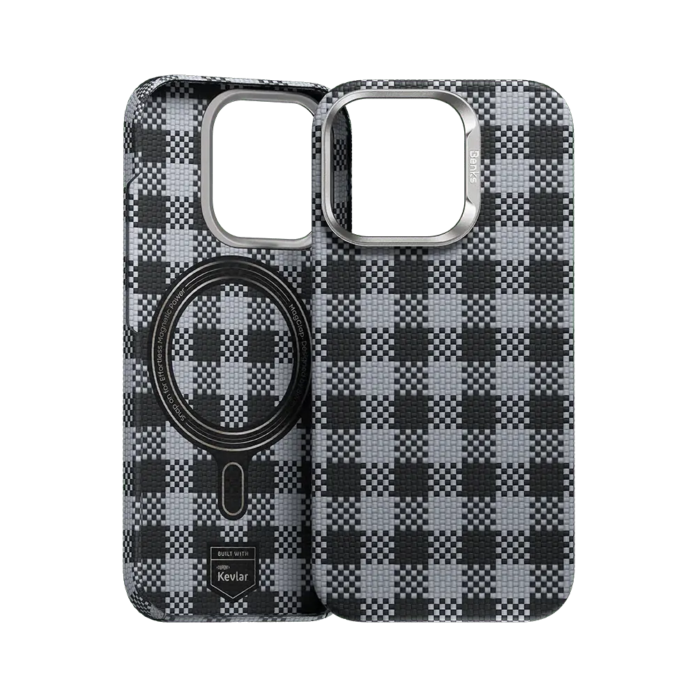 Zadní kryt Benks Magnetic Armor Vichy Kevlar (BF65) pro iPhone 16 Pro black
