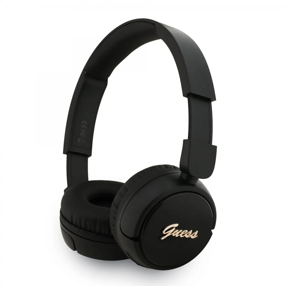 Bezdrátová sluchátka Guess Script Metal Logo Black