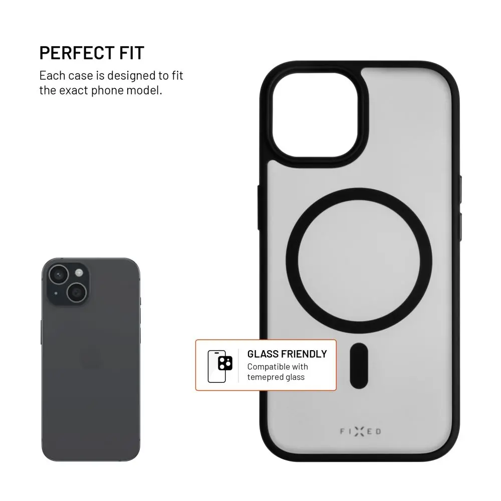 Zadní kryt FIXED MagMisty s podporou Magsafe pro Apple iPhone 16 Pro Max, černý