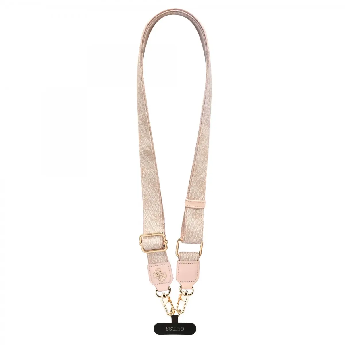 Popruh Guess Crossbody PU 4G Metal Logo Pink