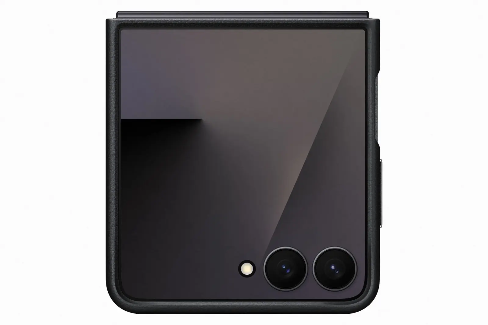 Samsung Ochranný kryt z veganské kůže Flip7 Black