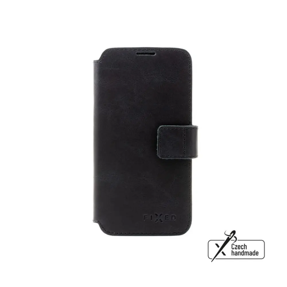 Kožené pouzdro typu kniha FIXED ProFit pro Samsung Galaxy A36 5G, černé
