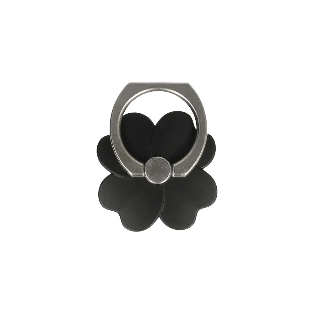 Prsten - držák FLOWER - Black