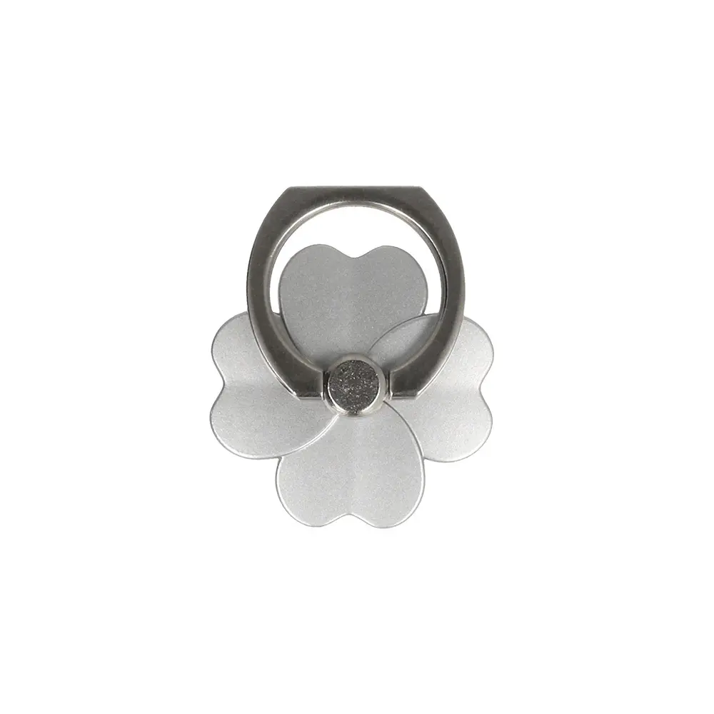 Prsten - držák FLOWER - Silver