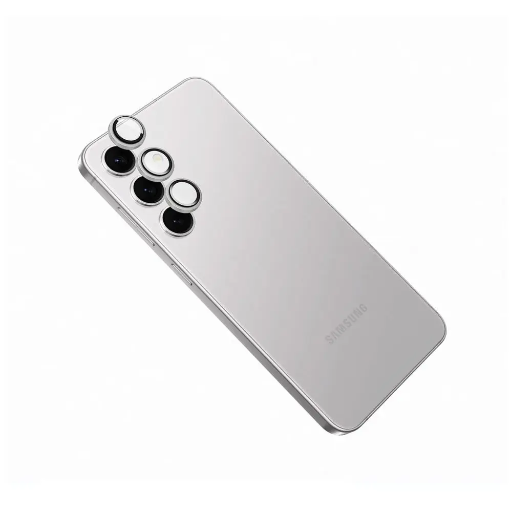 Ochranná skla čoček fotoaparátů FIXED Camera Glass pro Samsung Galaxy A16 4G/5G, stříbrná