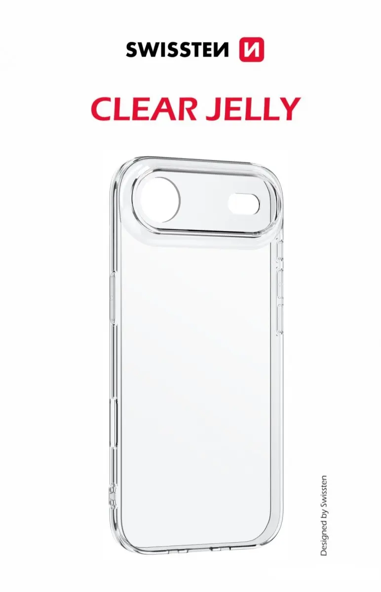 Zadní kryt Swissten Clear Jelly pro Apple iPhone 17 Air průhledný