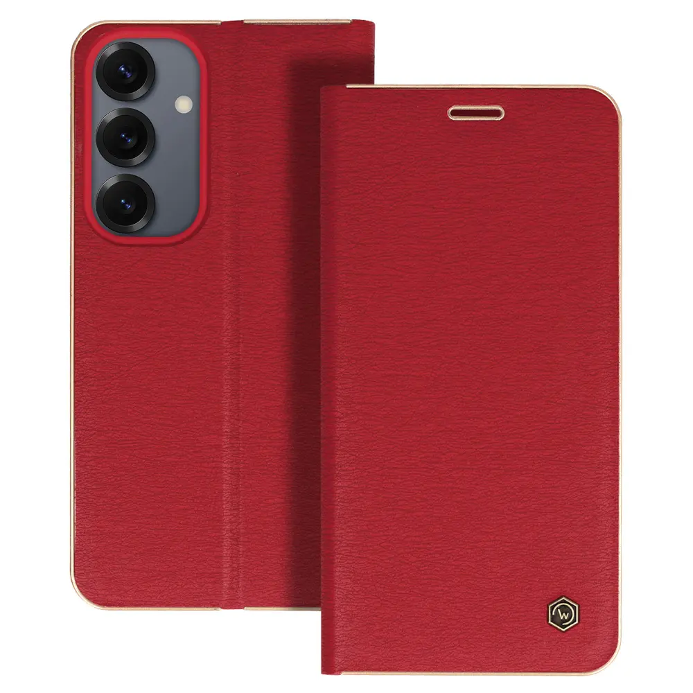 Knížkové pouzdro Wonder Frame pro Samsung Galaxy M35 5G red