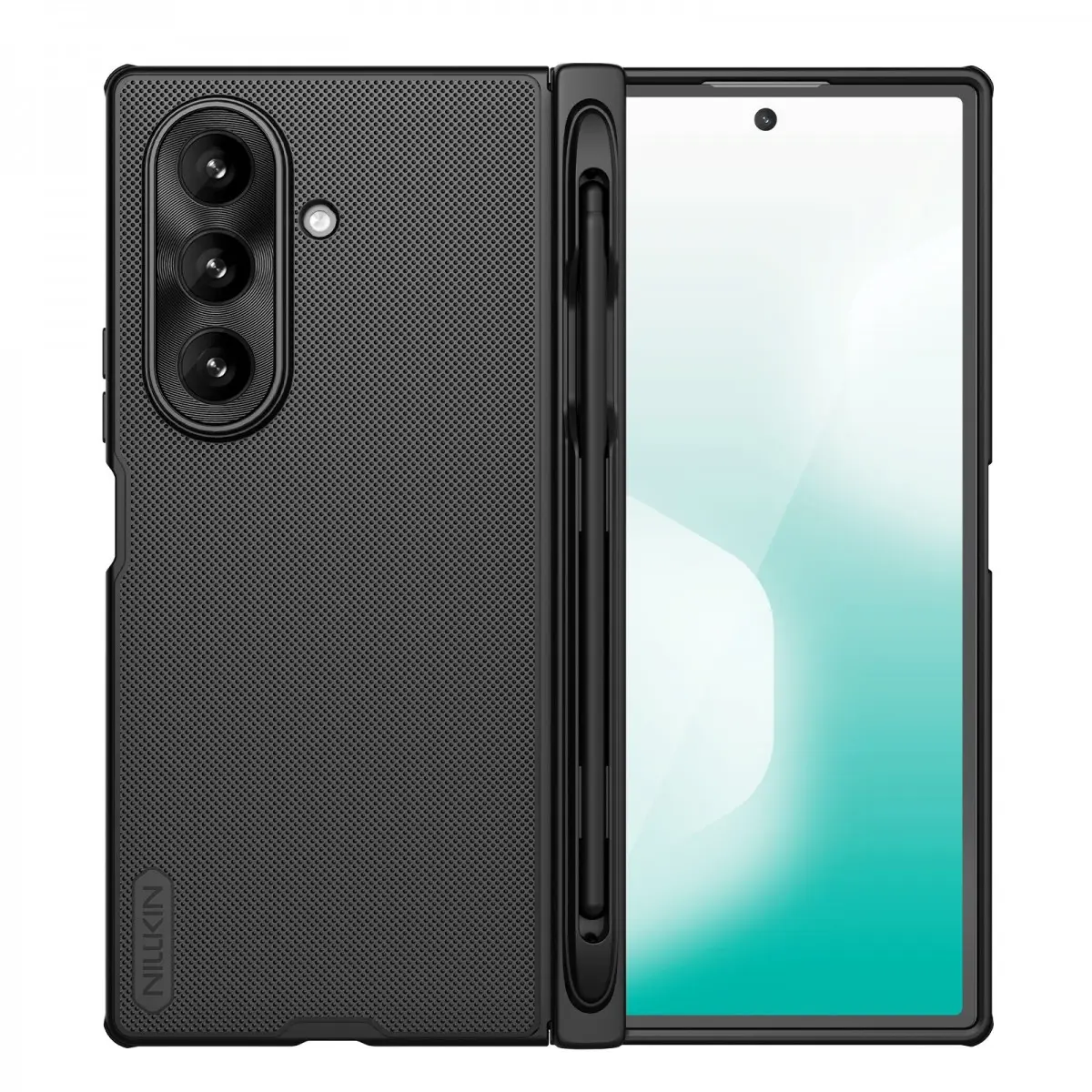 Nillkin Super Frosted Shield Fold Magnetic Pen Slot, Samsung Galaxy Z Fold 7, černý