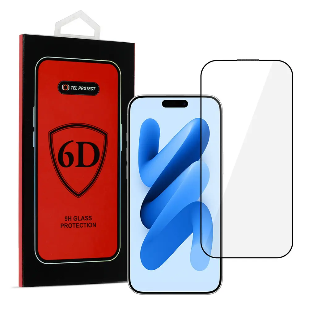 Tvrzené sklo Tel Protect Full Glue 6D pro iPhone 17 Air BLACK