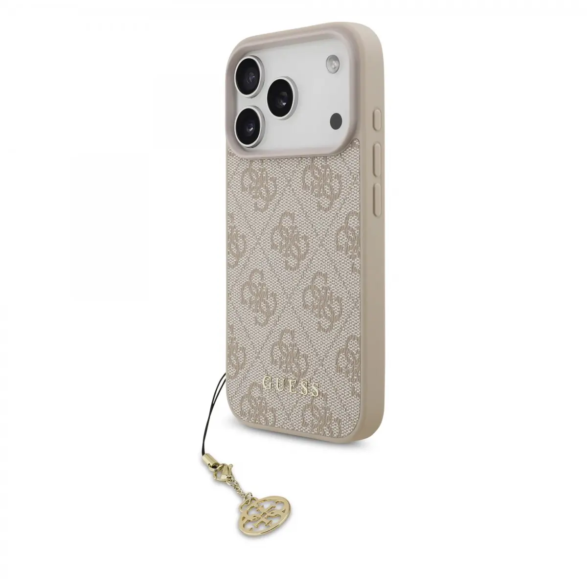 Guess 4G Charm MagSafe Zadní Kryt pro iPhone 17 Pro Tone on Tone Pink GUHMP17LGF4GCP