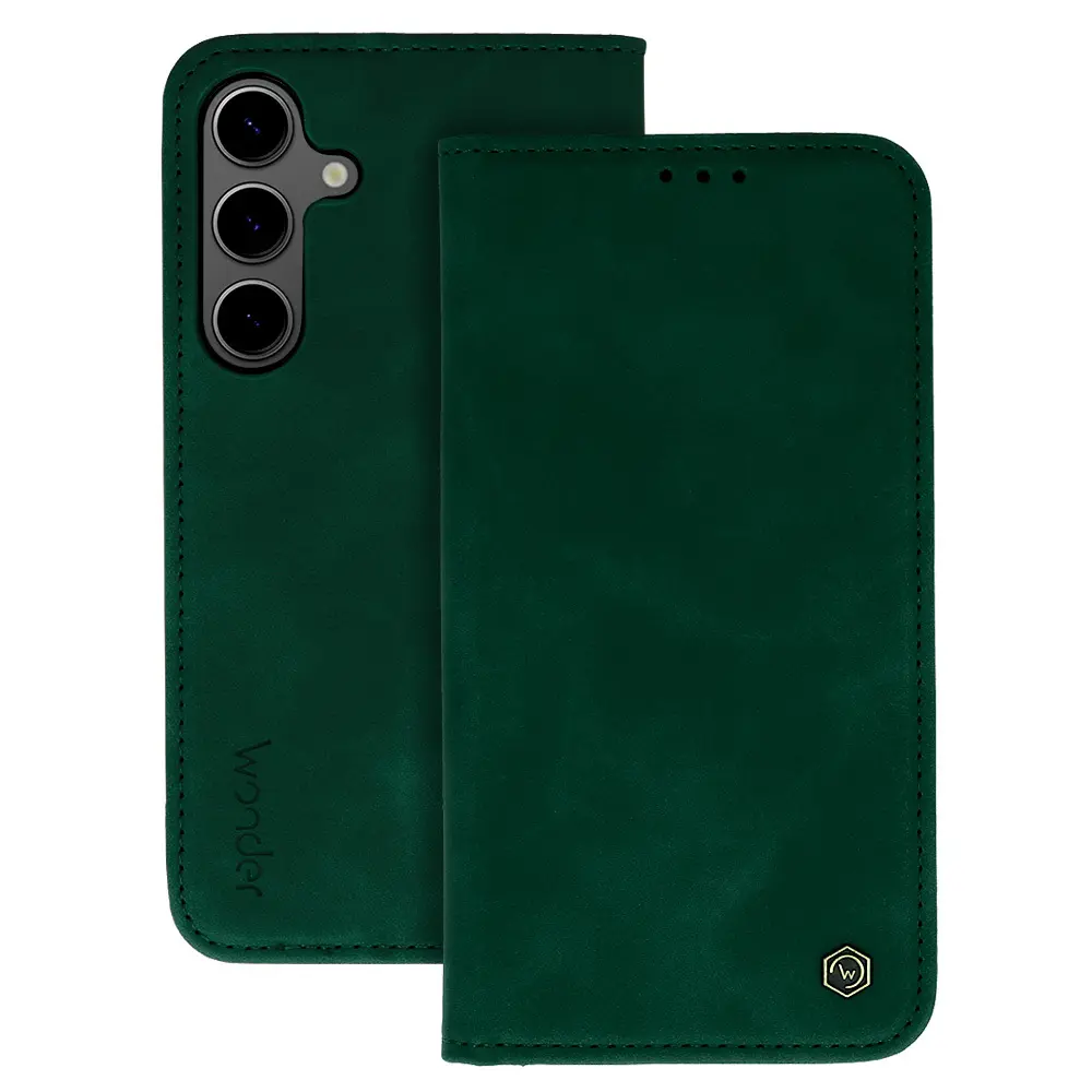 Knížkové pouzdro Wonder Smart pro iPhone 17 Pro green