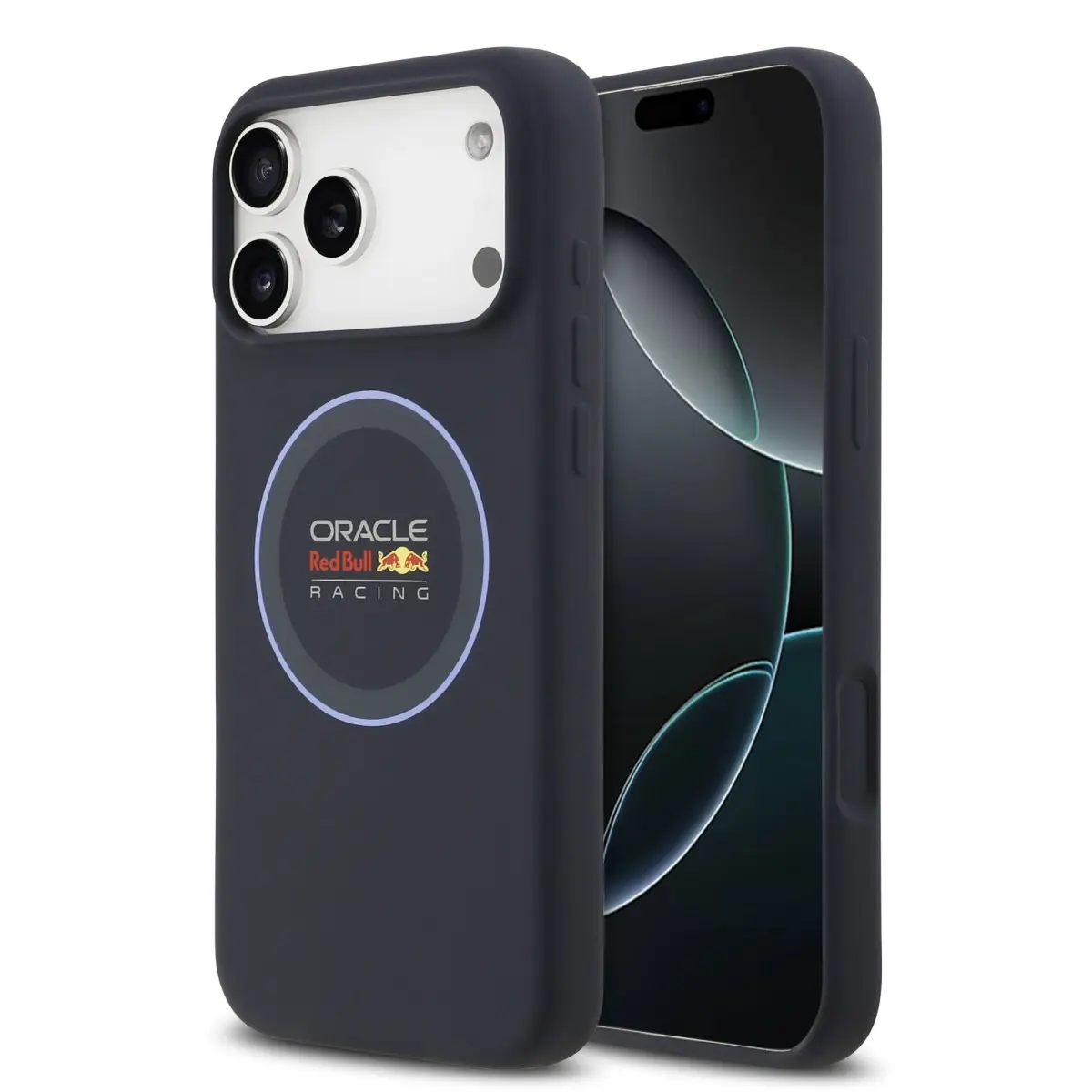 Zadní kryt Red Bull Silicone Blue Ring MagSafe pro iPhone 17 Pro Max Navy
